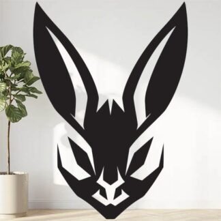 Sticker Autocollant lapin lievre chasse animaux  ANI95