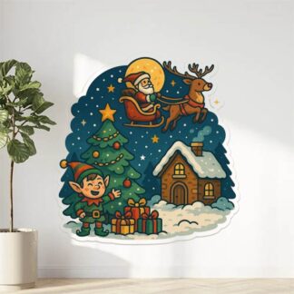 Autocollant Féérie de noël décoration decostickerstore - DKJZBE