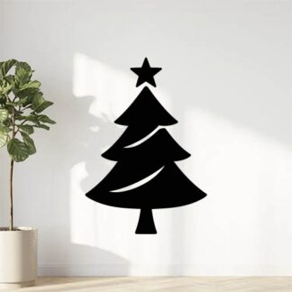 Sticker autocollant Sapin design pour vitrine décoration decostickerstore - DMWKM6