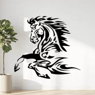 Sticker Autocollant Cheval Tribal