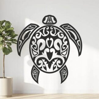 Sticker Autocollant Tortue Tribale