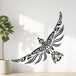 Sticker Autocollant Oiseau Tribal