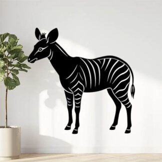 Sticker Autocollant zebre equide animaux  JL27