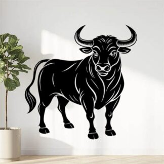 Sticker Autocollant taureau animaux  JL29