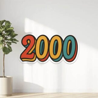 Autocollant Édition 2000 décoration decostickerstore - MZBW1G
