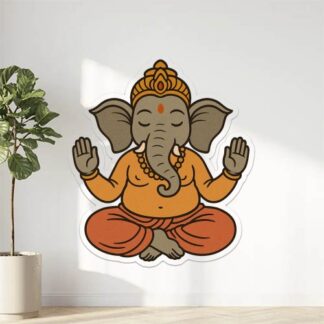 Autocollant ganesha éléphant zen décoration decostickerstore - NEBYYV