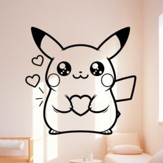 sticker autocollant Pokemon pikachu manga 1 NTPGG