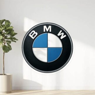 Autocollant Logo BMW en couleurs Bl1nc et bleu décoration decostickerstore - TWGABD