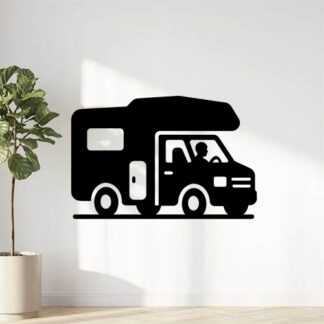 Sticker autocollant Camping-car pilote décoration decostickerstore - UDZYOK