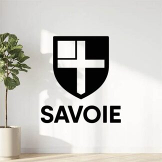 Sticker autocollant Logo Savoie avec écrit Savoie en bas décoration decostickerstore - V6ZB6I
