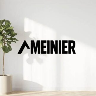 Sticker autocollant Le texte doit être MEINIER avec un petit logo rappelant la montagne au début ou fin dans la continuité du texte dans le style de la marque vélo Santa Cruz. décoration decostickerstore - VCHBMH