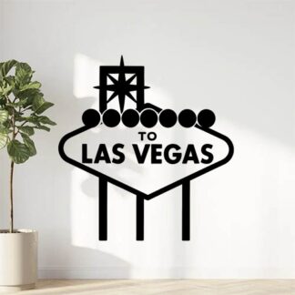 Sticker autocollant Viva Las Vegas panneau décoration decostickerstore - VG0DDU