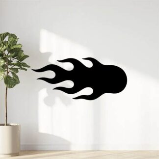 Sticker autocollant Bande flamme vers la gauche décoration decostickerstore - WWDHZ2