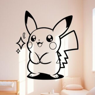 sticker autocollant Pokemon pikachu manga 2 X14JN