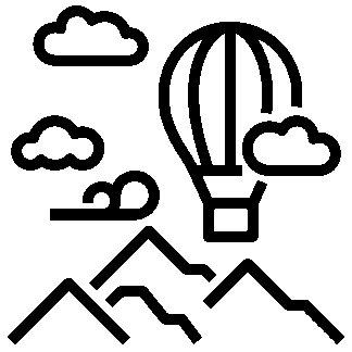 sticker autocollant montagne aventure INR6G