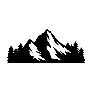 sticker autocollant montagne aventure 6F12L