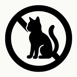 Sticker autocollant Interdiction de la fourrure décoration decostickerstore - AAXKUE