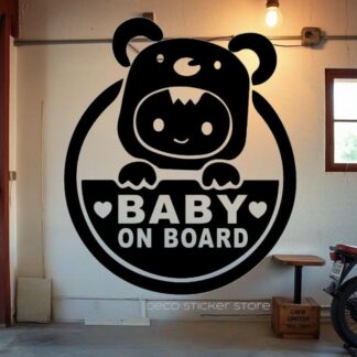 Sticker autocollant Bébé à bord modèle 12