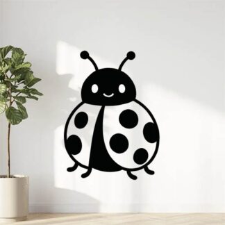 Sticker autocollant Coccinelle mignonne décoration decostickerstore - A61SCL