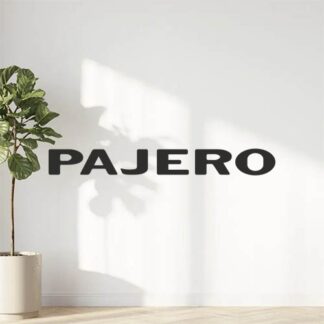 Sticker Autocollant  mitsubishi 4x4 pajero auto AM87341