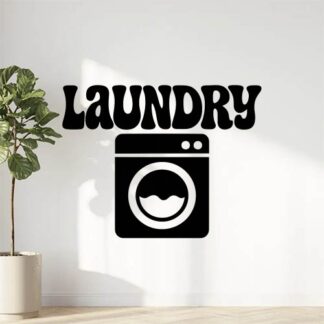 Sticker autocollant Buanderie décoration decostickerstore - C4DUIQ