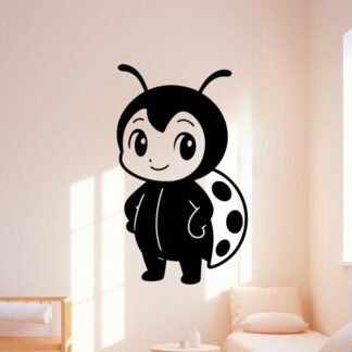 Sticker autocollant Coccinelle style personnage manga décoration decostickerstore - CVKPHI