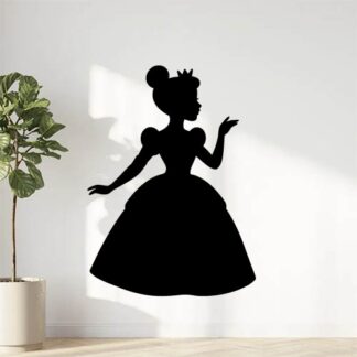 Sticker autocollant Princesse Cendrillon décoration decostickerstore - JPKUH0