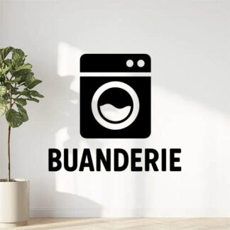 Sticker autocollant Buanderie décoration decostickerstore - JPXVHE