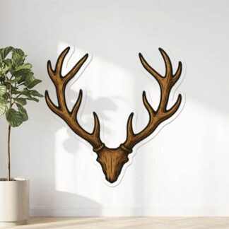 Autocollant bois de cerf décoration decostickerstore - ZZNHSE