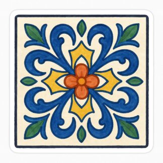 Autocollant Mosaïque méditerranéenne décoration decostickerstore - FEDOZR