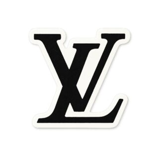 Autocollant logo louis vuitton larvo 3 cm e alto 4 cm noir décoration decostickerstore - D1PX9Y