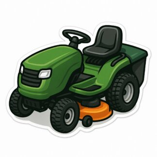 Autocollant tracteur de pelouse décoration decostickerstore - GV5NY5