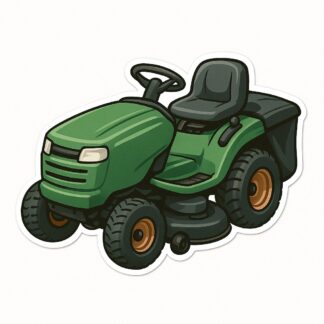 Autocollant tracteur de pelouse décoration decostickerstore - MSNIG0