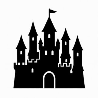 Sticker autocollant Château de princesse décoration decostickerstore - NDJON0