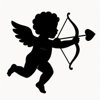 Sticker autocollant Cupidon de Saint-Valentin décoration decostickerstore - YDCWCH