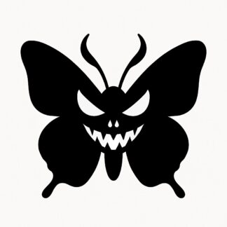 Sticker autocollant papillon diabolique décoration decostickerstore - WFOZ2L
