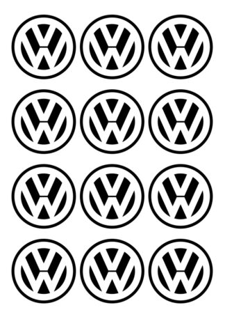 Planche 12 stickers Volkswagen 4MSNE