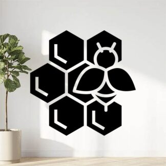 sticker autocollant abeille insecte 1MJQV