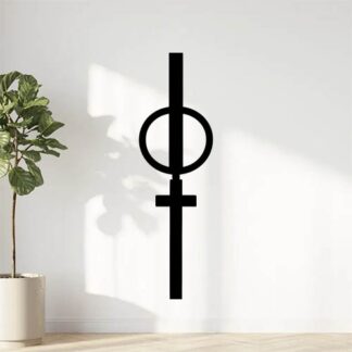 Sticker autocollant une pole avec un collier des h décoration decostickerstore - CVN9KP