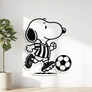 Autocollant snoopy en joueur de la juventus décoration decostickerstore - D7BPPJ