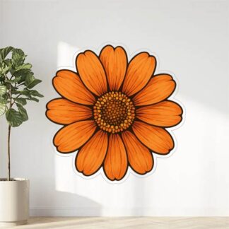Autocollant Grande fleur pétales décoration decostickerstore - H3PYZZ