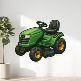 Autocollant tracteur de pelouse décoration decostickerstore - HWWZX7