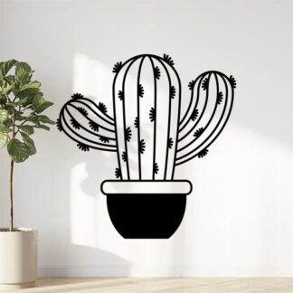 sticker autocollant cactus plante fleur IIS1J