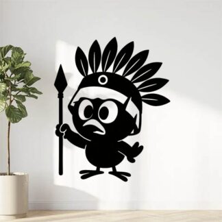 Sticker autocollant Calimero en costume de chef indien décoration decostickerstore - JD98XV