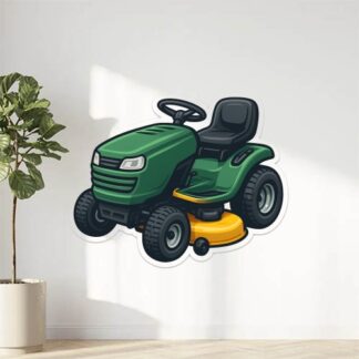 Autocollant tracteur de pelouse décoration decostickerstore - Y48QJW
