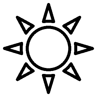 sticker autocollant Soleil VB9H8