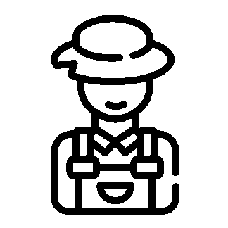 sticker autocollant Plante jardinier paysagiste SSA9X