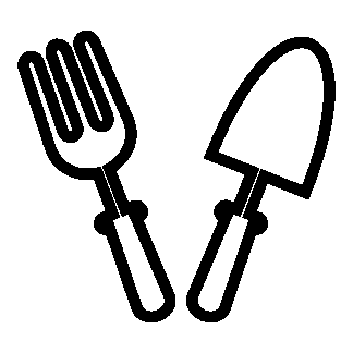 sticker autocollant Plante jardinier paysagiste FAKZU