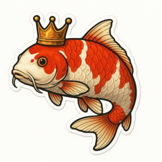 Autocollant Carpe koi royale décoration decostickerstore - 4J9IJN