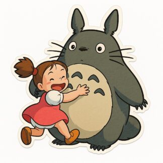 Autocollant Mei et Totoro décoration decostickerstore - 3VRZWR